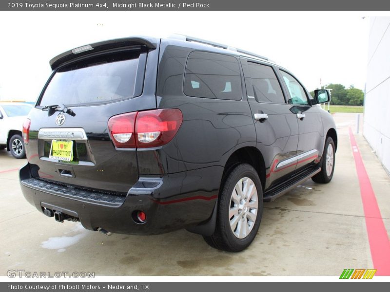 Midnight Black Metallic / Red Rock 2019 Toyota Sequoia Platinum 4x4