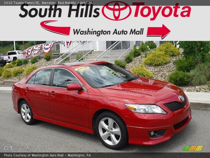 Barcelona Red Metallic / Ash Gray 2010 Toyota Camry SE
