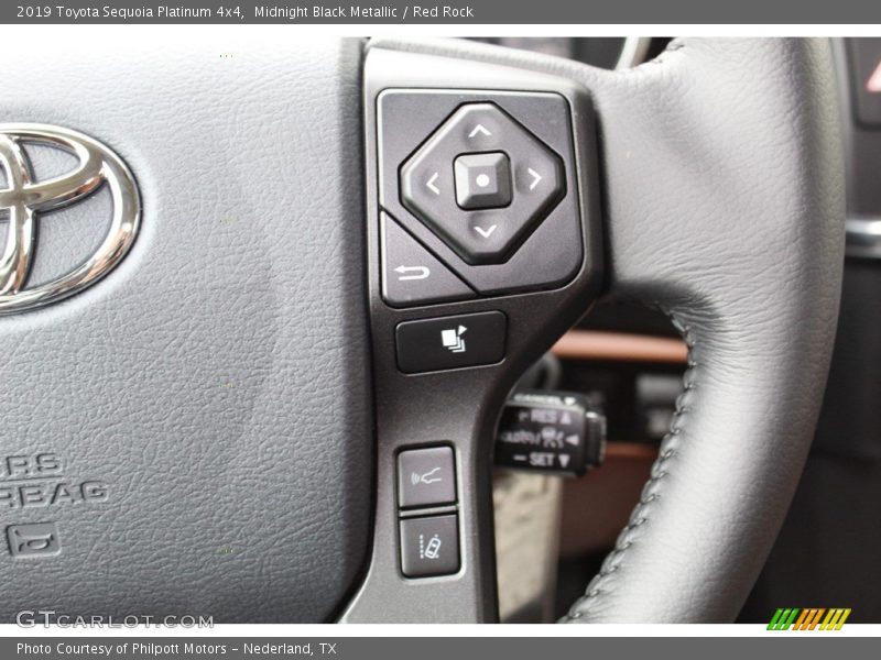 Midnight Black Metallic / Red Rock 2019 Toyota Sequoia Platinum 4x4