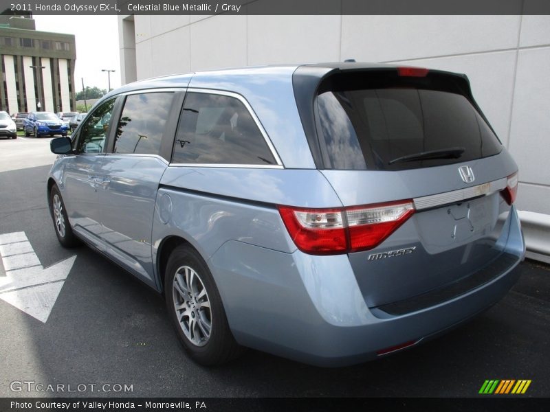 Celestial Blue Metallic / Gray 2011 Honda Odyssey EX-L