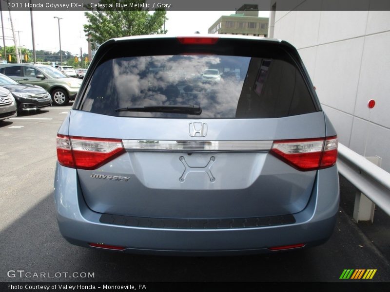 Celestial Blue Metallic / Gray 2011 Honda Odyssey EX-L