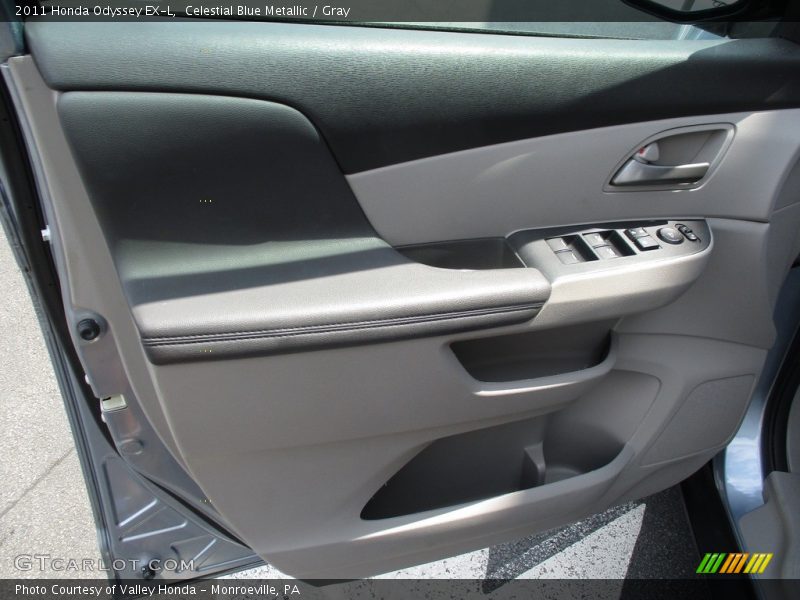Celestial Blue Metallic / Gray 2011 Honda Odyssey EX-L