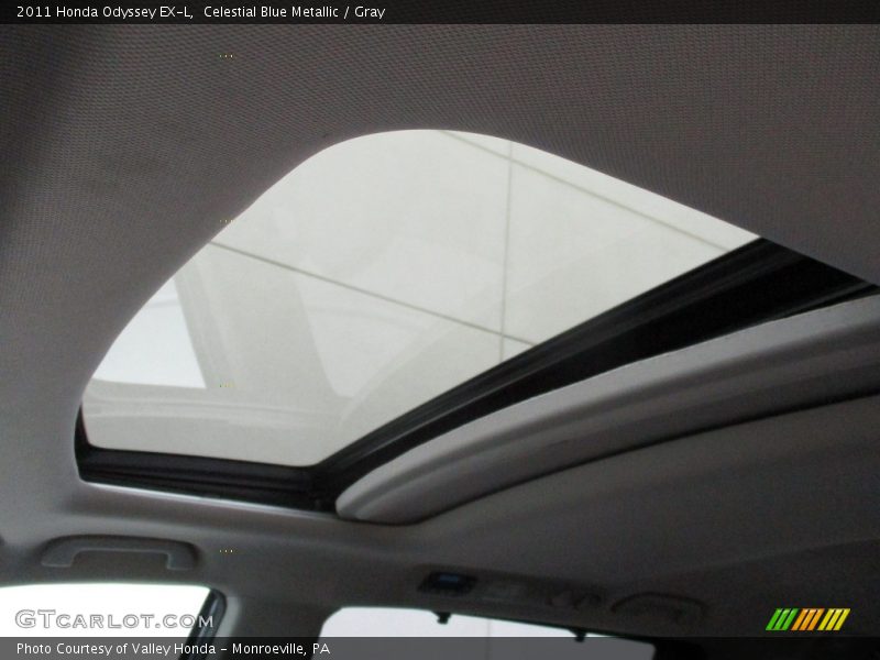 Celestial Blue Metallic / Gray 2011 Honda Odyssey EX-L