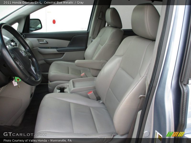 Celestial Blue Metallic / Gray 2011 Honda Odyssey EX-L