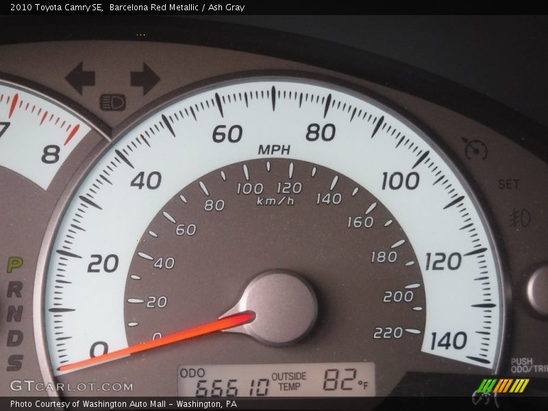 Barcelona Red Metallic / Ash Gray 2010 Toyota Camry SE