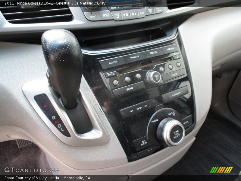 Celestial Blue Metallic / Gray 2011 Honda Odyssey EX-L