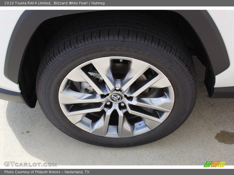 Blizzard White Pearl / Nutmeg 2019 Toyota RAV4 Limited