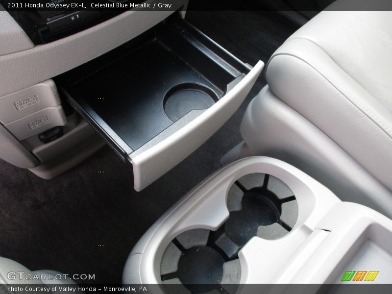 Celestial Blue Metallic / Gray 2011 Honda Odyssey EX-L