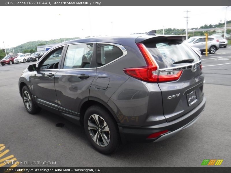 Modern Steel Metallic / Gray 2019 Honda CR-V LX AWD