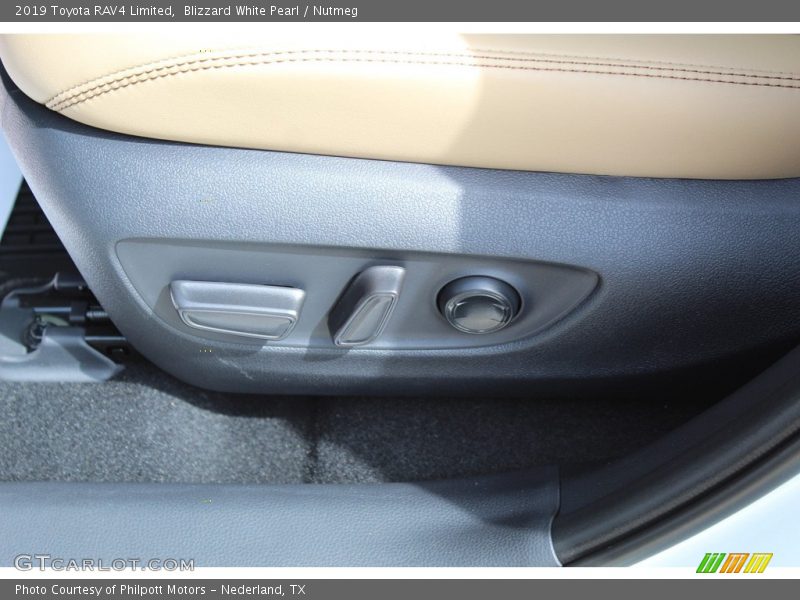 Blizzard White Pearl / Nutmeg 2019 Toyota RAV4 Limited