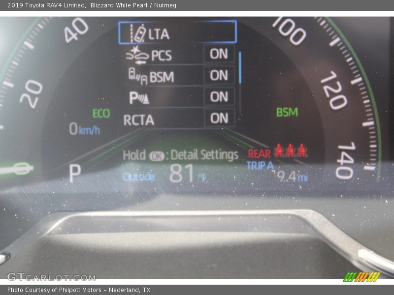 Blizzard White Pearl / Nutmeg 2019 Toyota RAV4 Limited