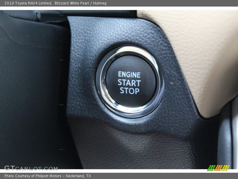 Blizzard White Pearl / Nutmeg 2019 Toyota RAV4 Limited