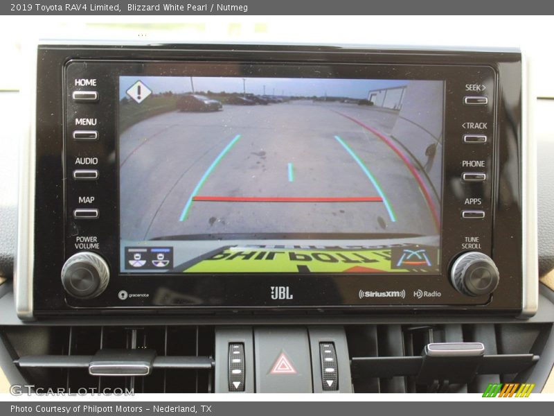 Blizzard White Pearl / Nutmeg 2019 Toyota RAV4 Limited