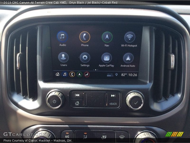 Onyx Black / Jet Black/­Cobalt Red 2019 GMC Canyon All Terrain Crew Cab 4WD