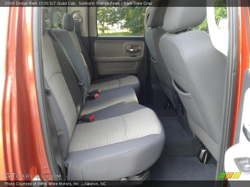 Sunburst Orange Pearl / Dark Slate Gray 2009 Dodge Ram 1500 SLT Quad Cab