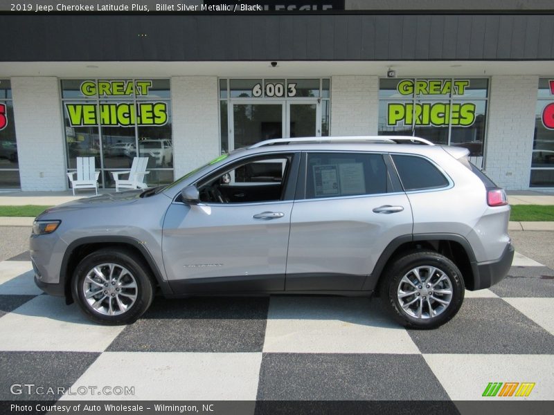 Billet Silver Metallic / Black 2019 Jeep Cherokee Latitude Plus