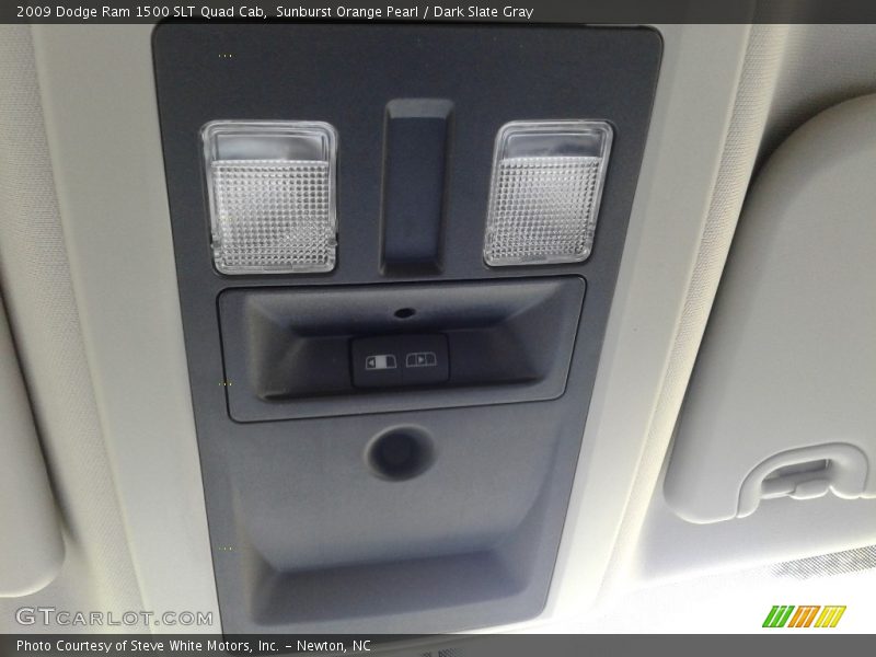 Sunburst Orange Pearl / Dark Slate Gray 2009 Dodge Ram 1500 SLT Quad Cab