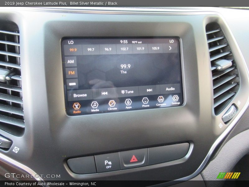 Billet Silver Metallic / Black 2019 Jeep Cherokee Latitude Plus