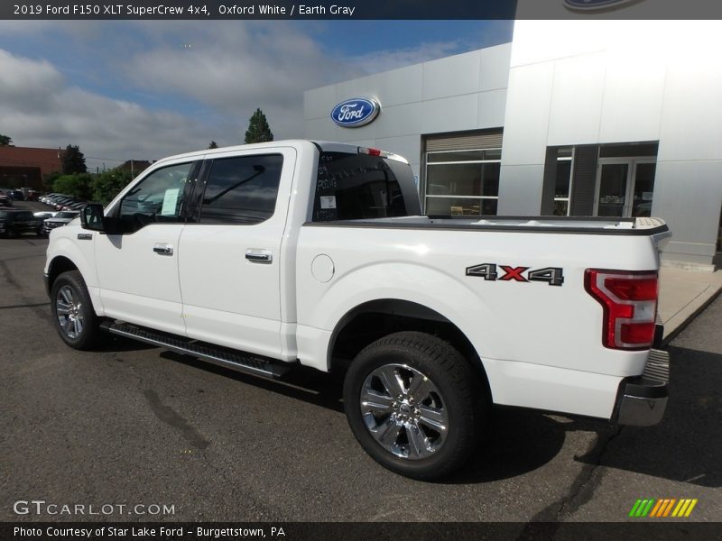 Oxford White / Earth Gray 2019 Ford F150 XLT SuperCrew 4x4