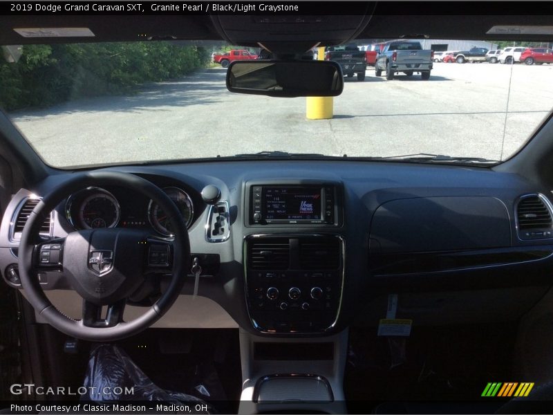 Granite Pearl / Black/Light Graystone 2019 Dodge Grand Caravan SXT