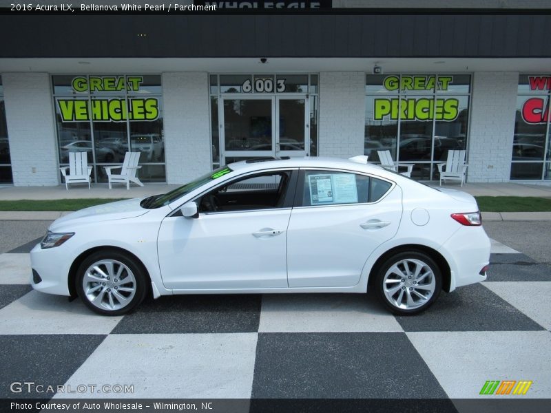 Bellanova White Pearl / Parchment 2016 Acura ILX