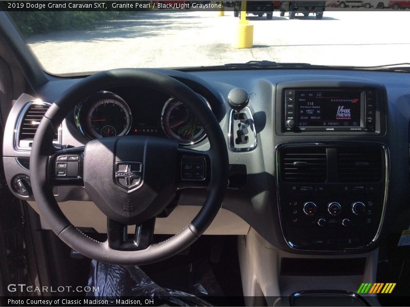 Granite Pearl / Black/Light Graystone 2019 Dodge Grand Caravan SXT
