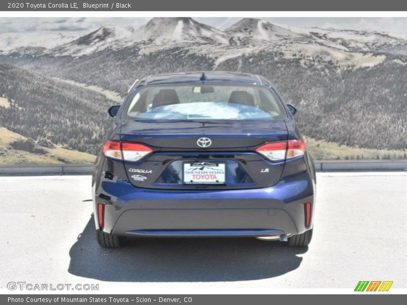 Blueprint / Black 2020 Toyota Corolla LE