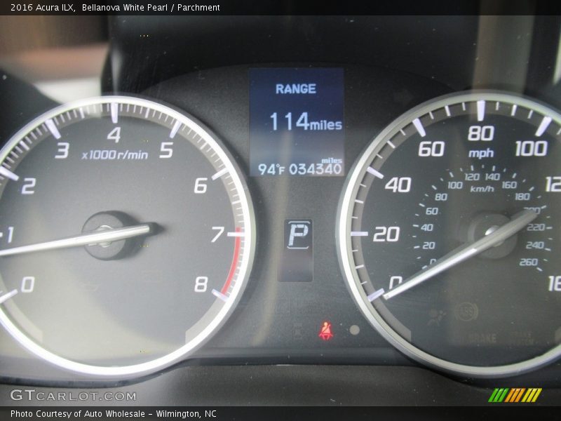 Bellanova White Pearl / Parchment 2016 Acura ILX