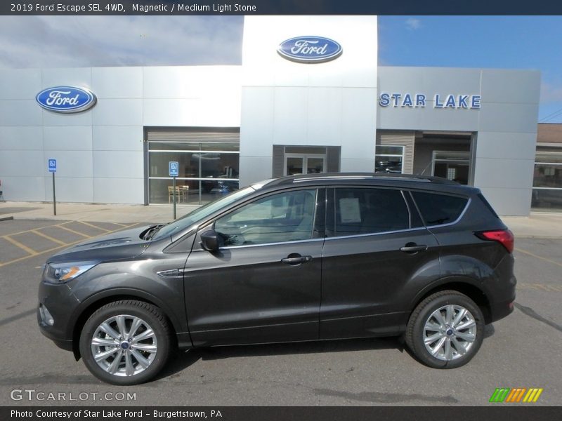 Magnetic / Medium Light Stone 2019 Ford Escape SEL 4WD