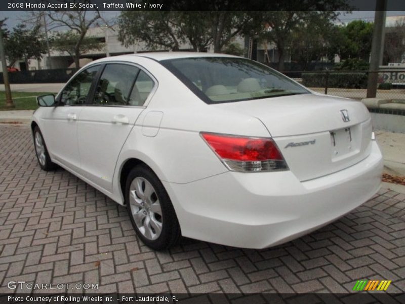 Taffeta White / Ivory 2008 Honda Accord EX Sedan