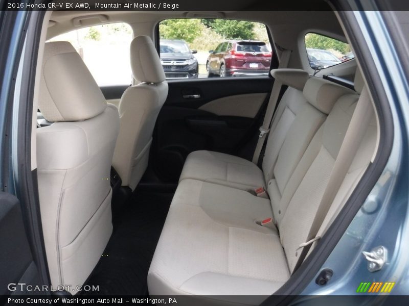 Mountain Air Metallic / Beige 2016 Honda CR-V EX AWD
