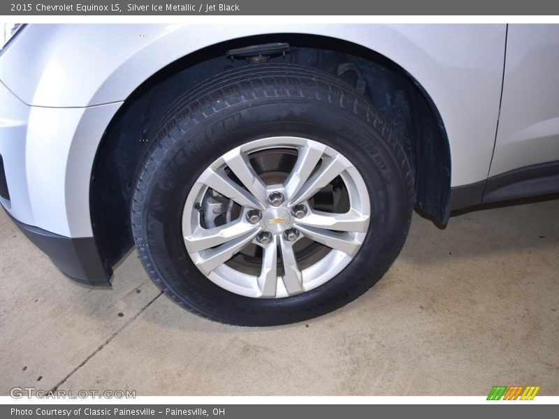 Silver Ice Metallic / Jet Black 2015 Chevrolet Equinox LS