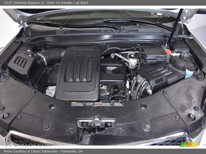 Silver Ice Metallic / Jet Black 2015 Chevrolet Equinox LS