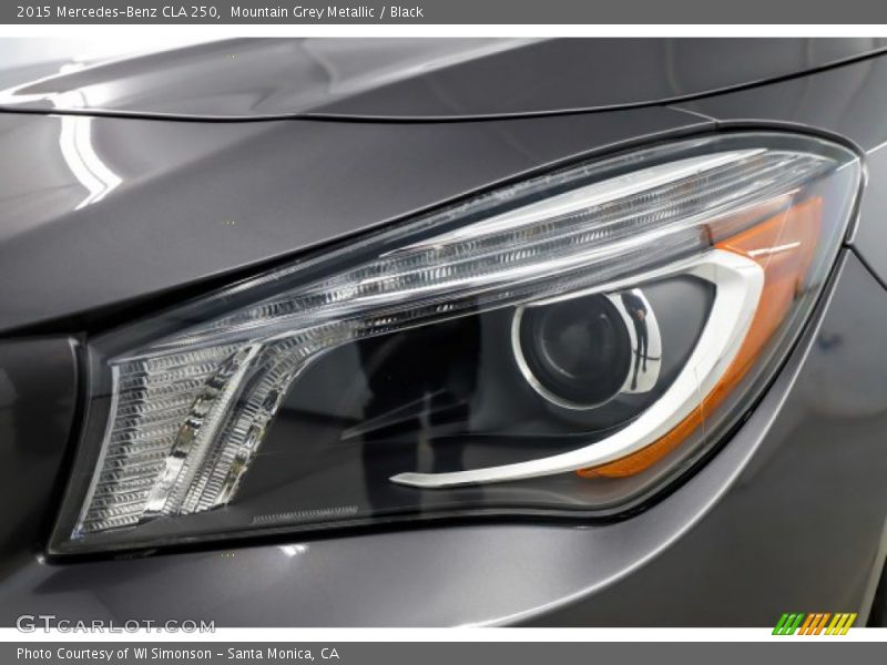 Mountain Grey Metallic / Black 2015 Mercedes-Benz CLA 250