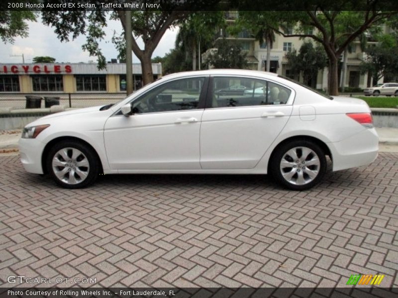 Taffeta White / Ivory 2008 Honda Accord EX Sedan