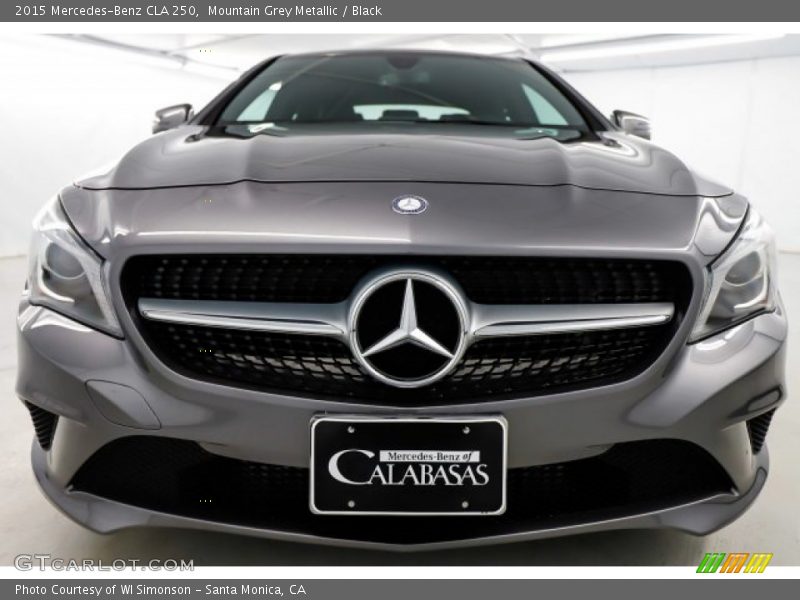 Mountain Grey Metallic / Black 2015 Mercedes-Benz CLA 250