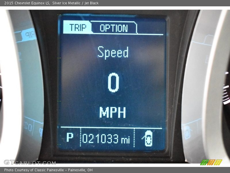 Silver Ice Metallic / Jet Black 2015 Chevrolet Equinox LS