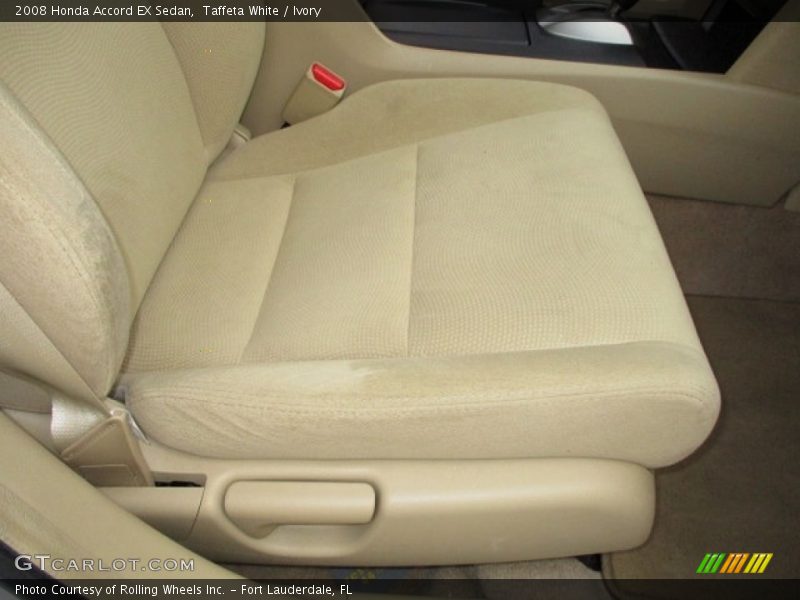 Taffeta White / Ivory 2008 Honda Accord EX Sedan