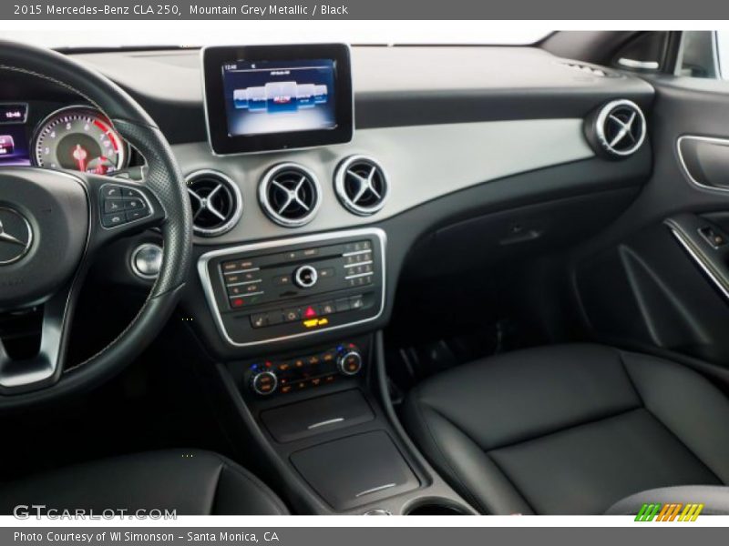 Mountain Grey Metallic / Black 2015 Mercedes-Benz CLA 250