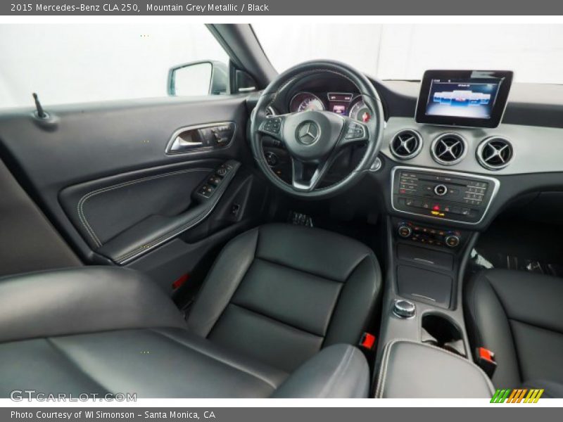 Mountain Grey Metallic / Black 2015 Mercedes-Benz CLA 250