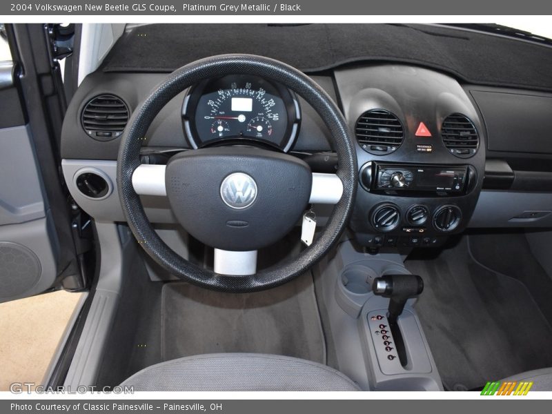 Platinum Grey Metallic / Black 2004 Volkswagen New Beetle GLS Coupe