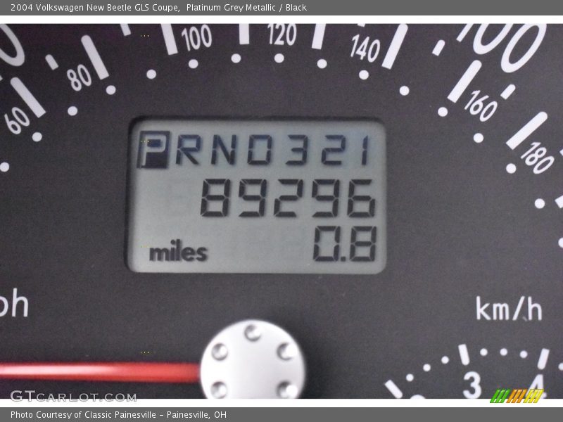 Platinum Grey Metallic / Black 2004 Volkswagen New Beetle GLS Coupe