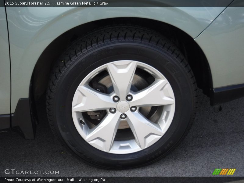 Jasmine Green Metallic / Gray 2015 Subaru Forester 2.5i