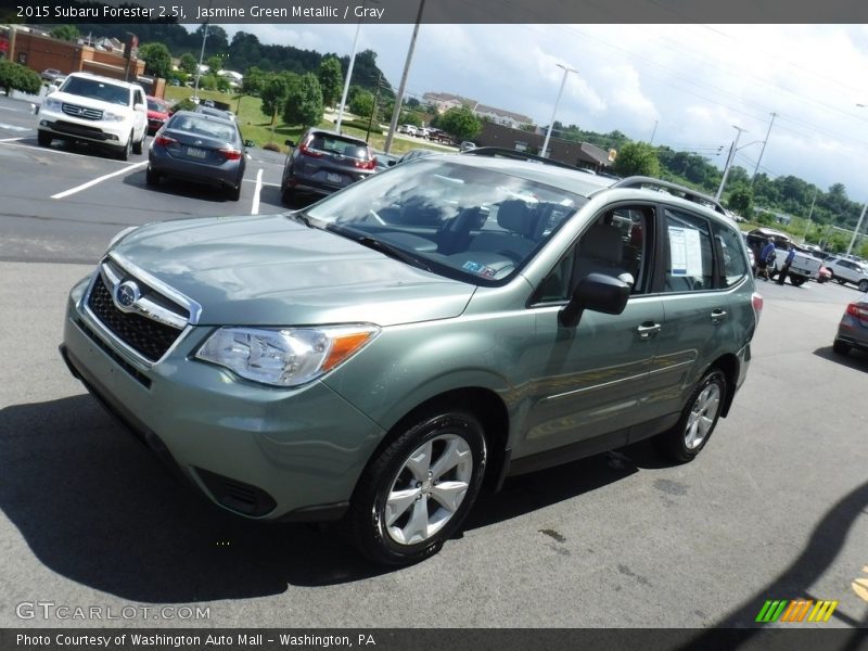Jasmine Green Metallic / Gray 2015 Subaru Forester 2.5i