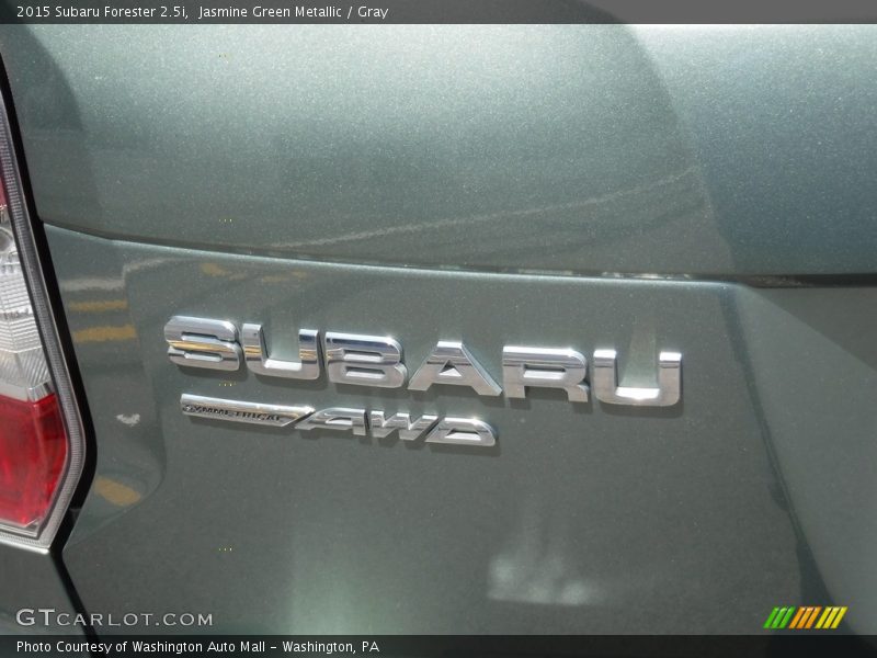 Jasmine Green Metallic / Gray 2015 Subaru Forester 2.5i