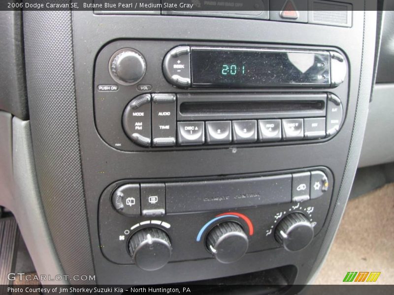 Butane Blue Pearl / Medium Slate Gray 2006 Dodge Caravan SE