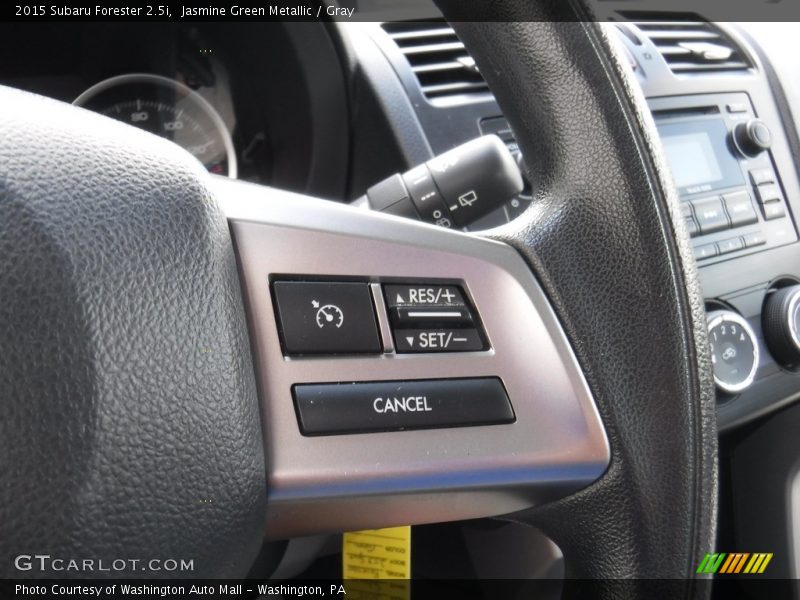 Jasmine Green Metallic / Gray 2015 Subaru Forester 2.5i