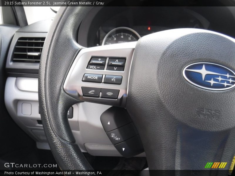 Jasmine Green Metallic / Gray 2015 Subaru Forester 2.5i