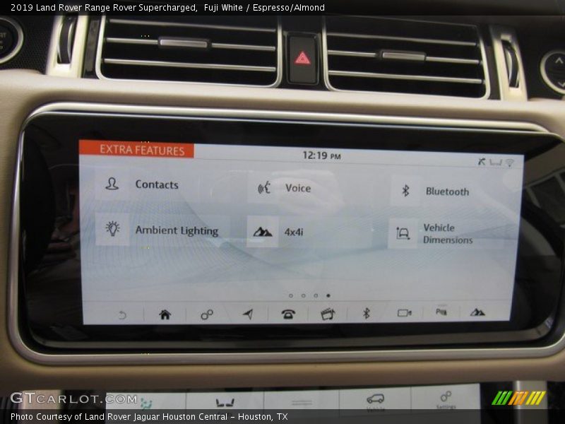 Fuji White / Espresso/Almond 2019 Land Rover Range Rover Supercharged