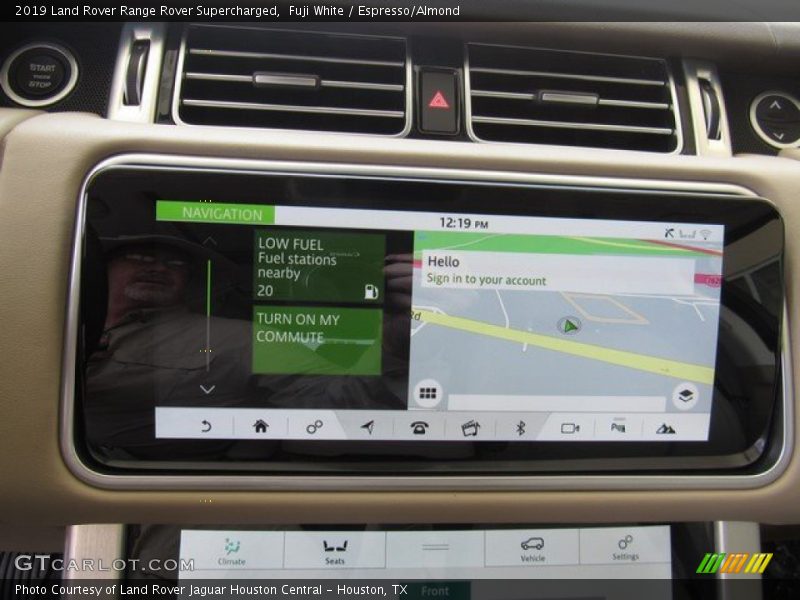 Fuji White / Espresso/Almond 2019 Land Rover Range Rover Supercharged
